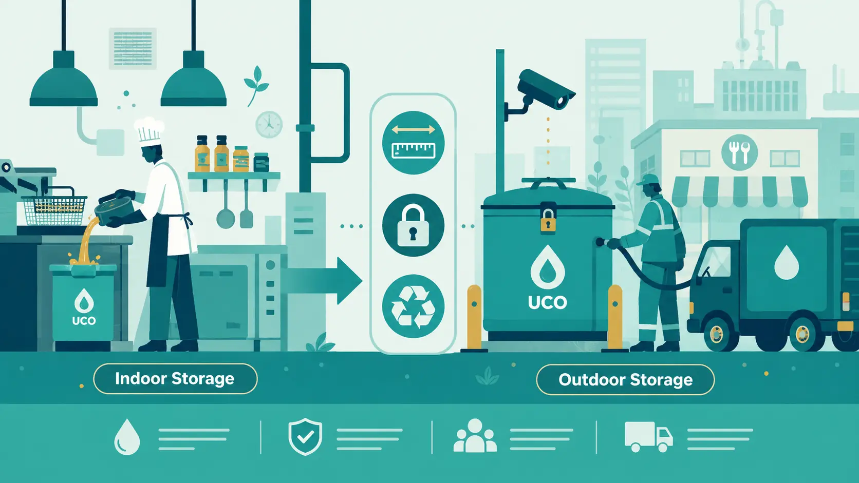 UCO Container Placement Guide